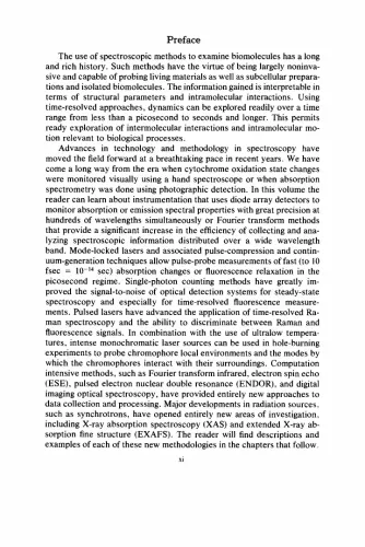 Biochemical Spectroscopy 1995
